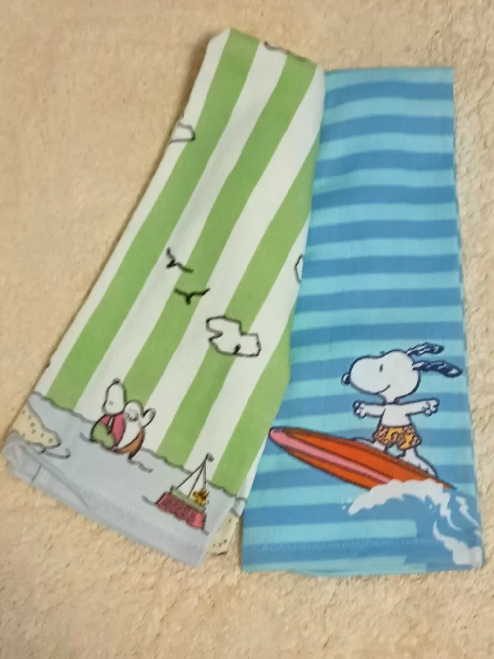 NWT ~ Celebrate Together Peanuts' Snoopy 2 Pack Summer Themed Kitchen Towels